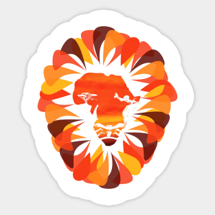 King of the Jungle Sticker